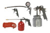 Kit Set Compresor Aire 5 Piezas Pistola Pintar Amx 0