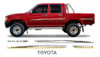 Graficas Laterales Toyota Hilux Dx Sr5 2001/3 Calcos Degrade 0