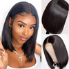 Peruca Natural Cabelos Humanos Curta Bob Lisa 25cm 0