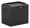 Caja Almacenamiento Multiuso Exterior Grande Resina Segura 0
