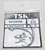 Anzuelo Offset Lastrado Worm De Tsurikobo 2/0 X 2 Unidades 1