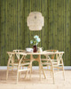 Papel Vinilizado Bamboo 3476/1 Zen Muresco Verde Dstock 1