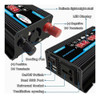Inversor De Carro Digital Inteligente 2 Usb 12v A 220v 4000w 3