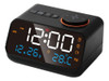 Relógio De Rádio Com Suporte De Brilho/volume E Temperatura 0