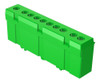 Kit C/9 Bloco De Distribuição Verde 10 Furos 80a - Série 3 1