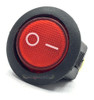 Tecla Interruptora Redonda Roja Con Luz 0