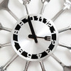 Bits And Pieces - Reloj De Utensilio De Cocina Contemporáneo 4