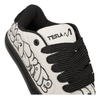 Tesla Hertz Unisex Suede Sneakers – Off White Bomb | Cushioned Low-Top with Lace-Up Closure