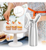 Dispensador De Chantilly De Aço Inoxidável Profissional 5