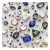 Diamantes De Imitacion Para Coser, 100 Pcs Formas Mixtas- 04 0