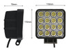 Faro Caminero Auxiliar Led Rectangular 16led 48w 1