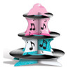 Porta Cupcakes Soporte Bandeja  3 Pisos Muffins 6