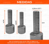 14 Piezas Kit Tubos Bocallaves Hexagonal Milimetrica Pulgada 2