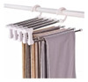 Kit 2 Cabides Calças Retrátil Multifuncional Aço Dobrável 1