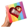 Caja C/visor Impresa-corazón-s.valentin-lgbt- (12*12*5) X 10 0