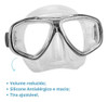 Kit Mergulho Máscara + Snorkel Seasub Prata - Cinza/ Titãnio 1