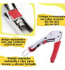 Alicate Crimpador + Decapador Coaxial Conectores Rg-59 Rg-6 3