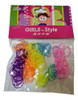 240 Elásticos De Cabelo Silicone Xuxinha Colorida Infantil 3