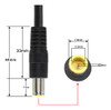 Gintooyun Paquete De 2 Cables De Alimentacion Dc7909, 12 V C 2