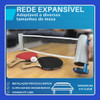 Rede Retrátil Tenis De Mesa Ping Pong Portátil Branca 1,65m 3