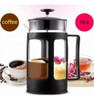 Cafetera Vidrio Y Plastico Francesa Embolo 800cc Grande Nf 1