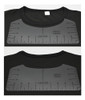 Guia De Regla De Camiseta Para El Centro De Vinilo P/alineac 4
