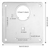 Suporte De Reparo Para Placa De Dobradiça De Porta De Armári 5