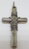Crucifixo Confeccionado Em Metal Com Banho De Prata 5