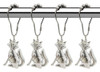 ~? Ganchos Decorativos De Cortina De Ducha Fox Para Baño, An 0