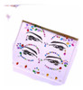 12 Adesivo Glitter Pedra Rosto Maquiagem Carnaval Festa - P 0