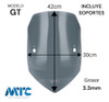 Parabrisa Universal Con Soporte Gt Cristal Mtc 1