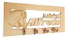 30 Porta Llaves Caballos Personalizados Souvenirs Fibrofacil 1