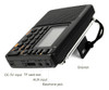 Aparelho De Rádio Sleep Black Com Receptor Timer V-115 Retek 2