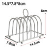 Suporte De Rack De Torradas Pão Pão Prateleira De Prata 1