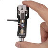 Kit 1 Headshell Capsula E Agulha Diamante  Toca Disco Techni 3