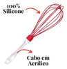 Batedor De Ovos Em Silicone Com Cabo De Acrílico Fuê 4