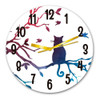 Reloj De Pared Gato Arbol De La Vida 25cm 2
