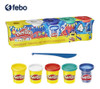 Juego De Masas Play Doh Celebración Zafiro Pack X5 Febo 1