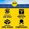 Kit Controlador Painel Placa Solar Fotovoltaico 60w 7 Kit Controlador Painel Placa Solar Fotovoltaico 60w 7