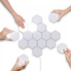 Modulos Decoracion Led Luz Hexagonal Touch Tipo Helios Blanc 3