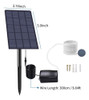 . 2w Plug-in Bomba De Oxigênio Solar Aquário Oxigenador De 1