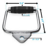 A2zcare Combo Lat Pull Down Attachment - Cable 2