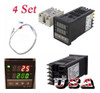 4 X Juego De Controlador De Temperatura Pid Digital Rex-c100 1