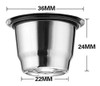 Capsulas De Cafe Recargables Taza Capsulas Nespresso De A 1