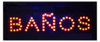 Cartel Led Baños Bar Restobar O La Q`quieras A Pedido 0