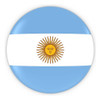 Llavero De Metal De Bandera Argentina Modelo 2 - Mdp 0