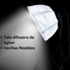Softbox Difusor Fotografia Tela Plegable Tripode 60cm Flash 2