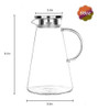68 Oz 2 Litros Jarra De Cristal De Borosilicato De Alta... 1