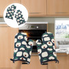 Conjunto De Luvas Thicken Hand Bbq Para Utensílios De Cozinh 6