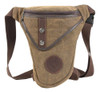 Bolso De Pierna De Lona Para Viajes Senderismo. Marron 26 0